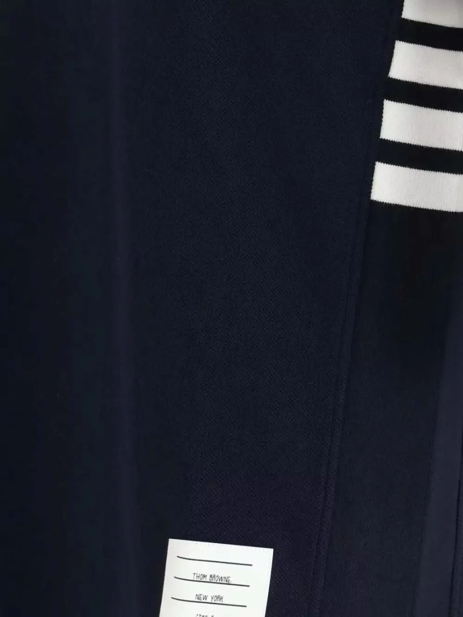 Thom Browne Cotton Short-Sleeve Piqué Polo Shirt