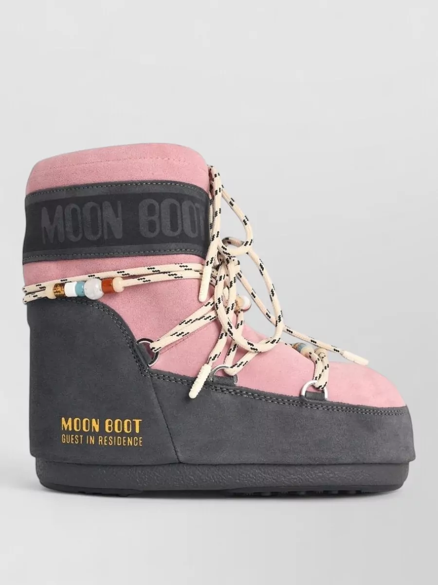 Moon Boot Suede Leather Ankle Boots