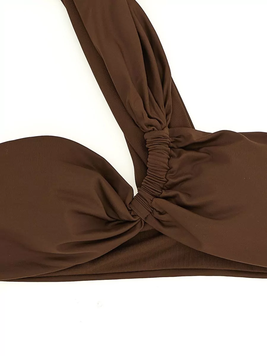 Elisabetta Franchi Halter Neck Bikini High Waist Twist