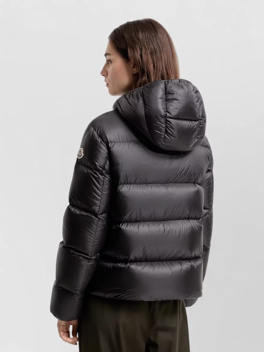 Moncler Down Hooded Short Puffer Jacket