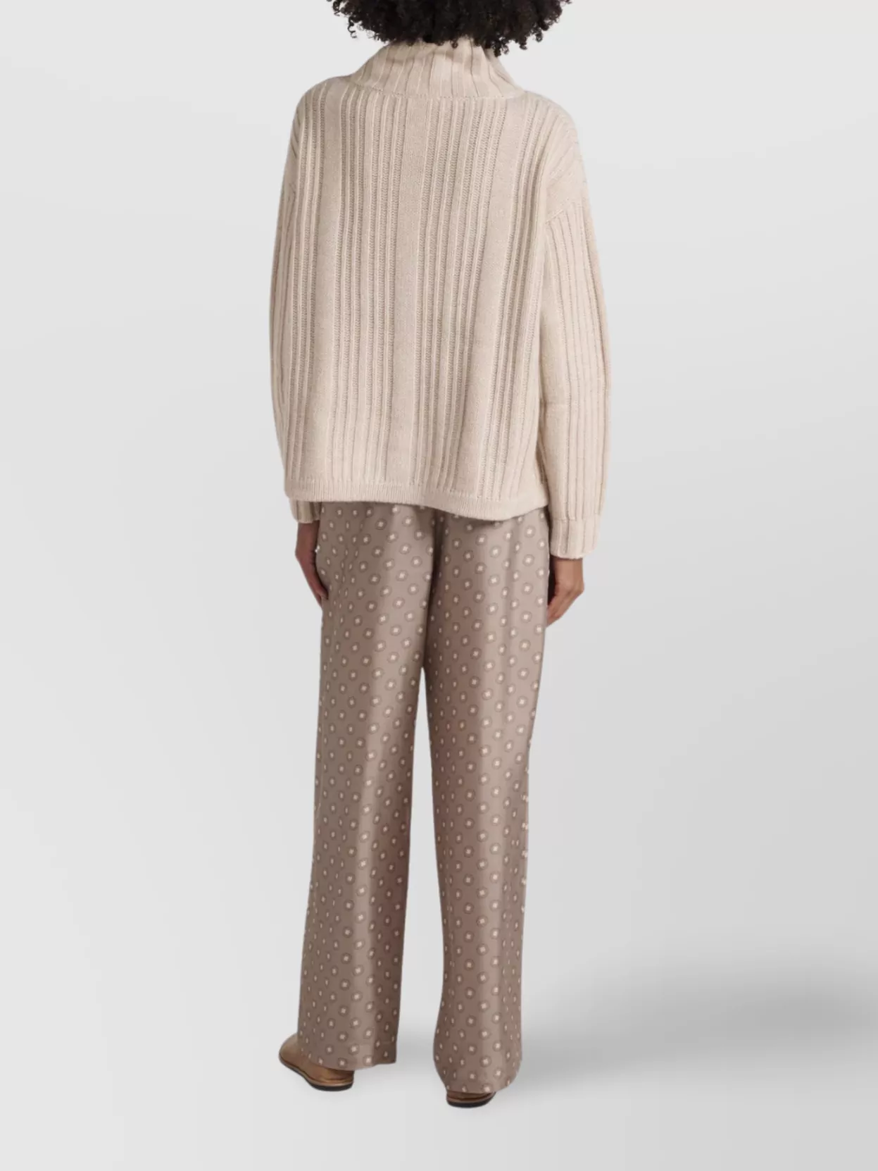 Max Mara Wool And Cashmere Turtleneck Jumper