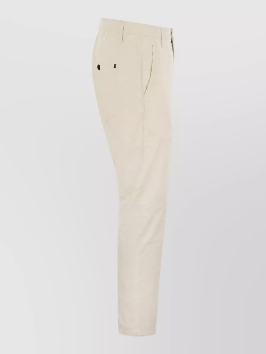 Dondup Slim-Fit Cotton Trousers