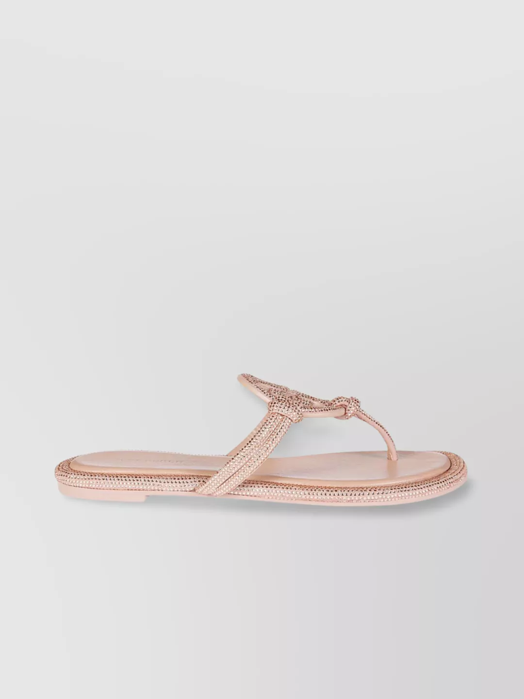 Tory Burch Embellished Strap Flat Sole Sandals
