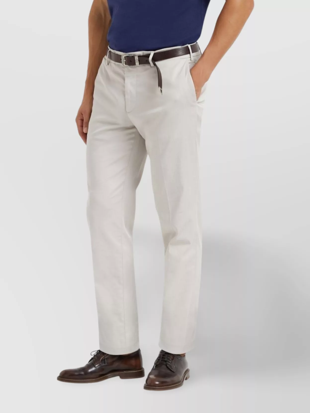 Brunello Cucinelli Trousers Cotton Medium Rise