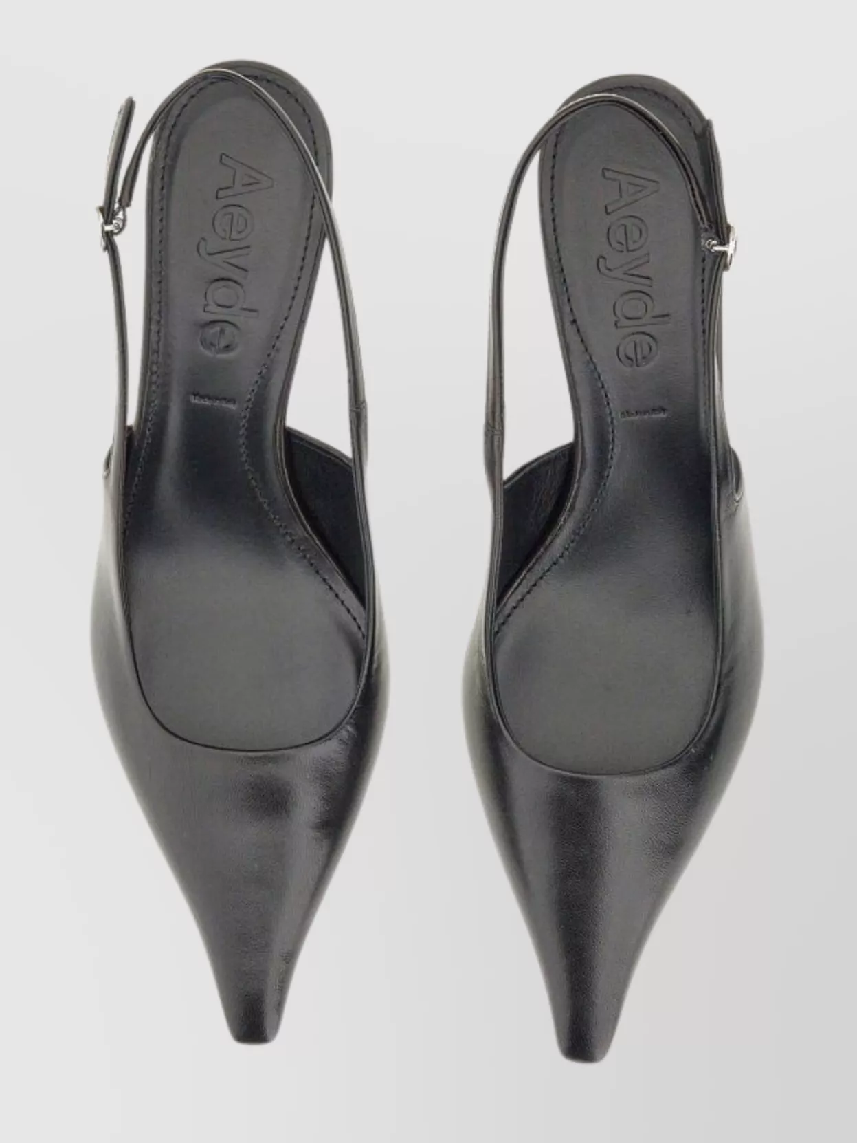 AEYDE "CATRINA" POINTED TOE KITTEN HEEL PUMPS