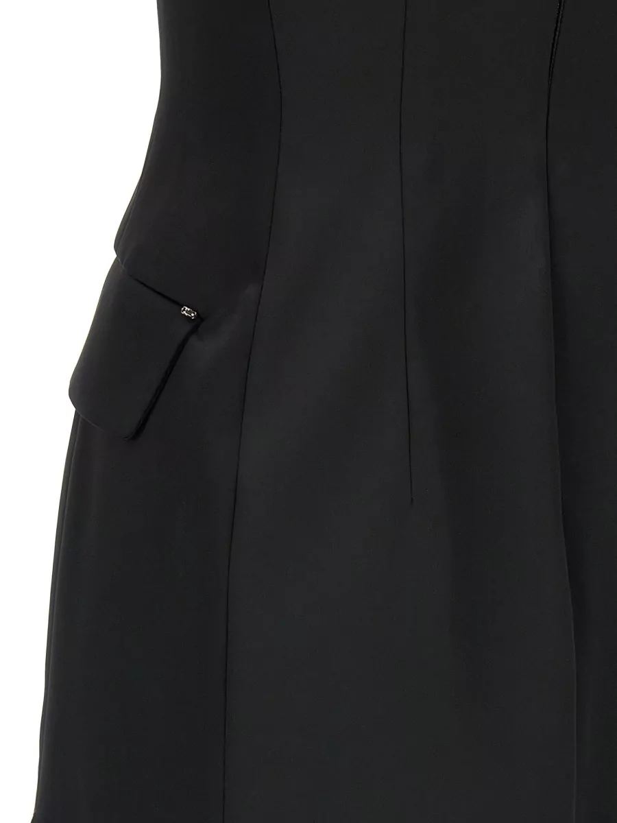 Sportmax V-Neck Sleeveless Midi Dress