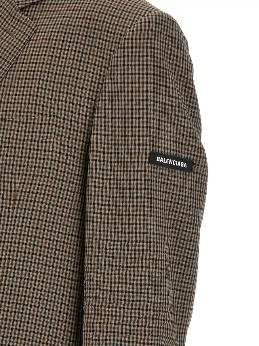 Balenciaga Single Breasted Blazer Notch Lapel Pockets