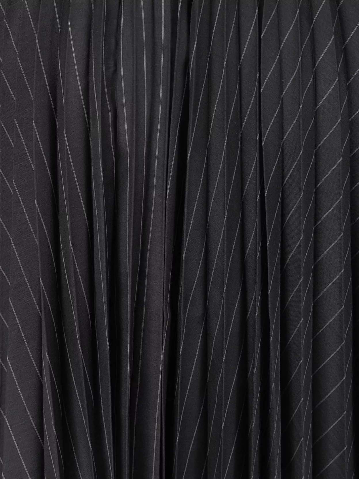 Sacai Organza Skirt With Contrasting Waistband And Pleated Design