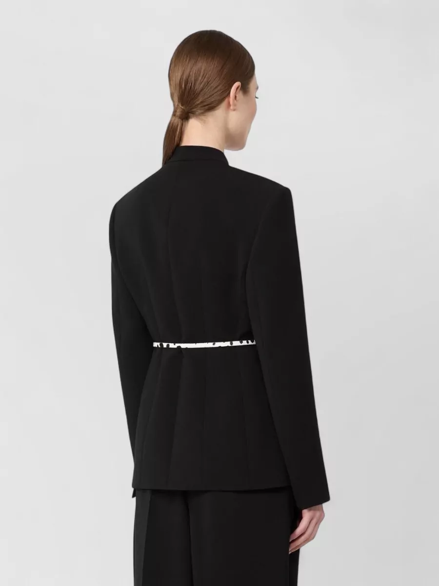 Sportmax Quinoa Jacket Belted Waist Fitted Silhouette