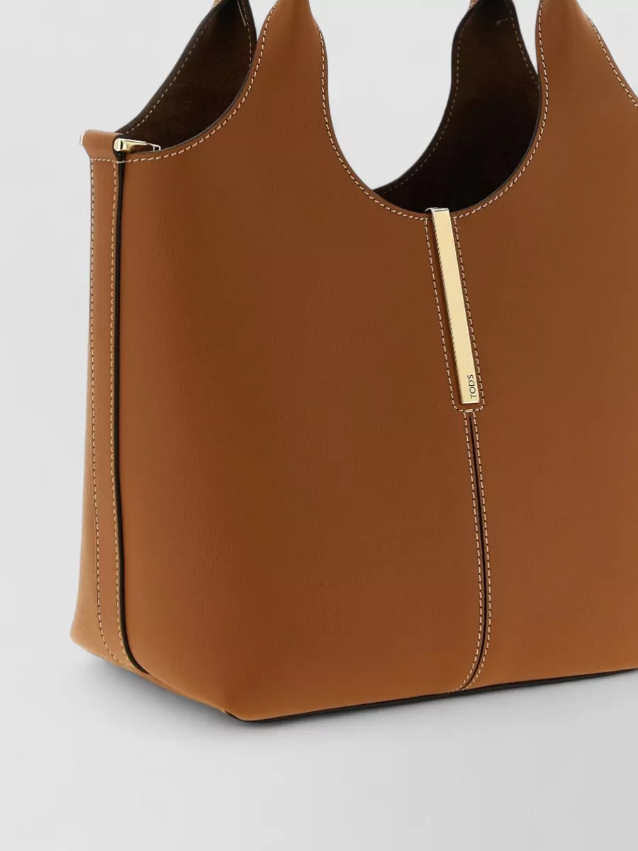 Tod's Bucket Mini Leather Bucket Bag