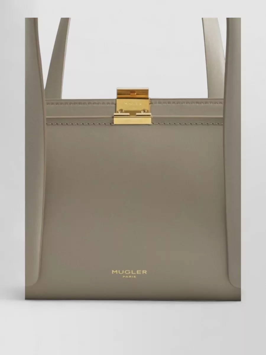 Mugler Spiral Curve Clutch Bag