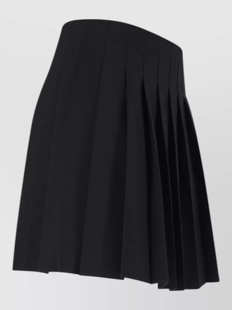 Mm6 Maison Margiela Pleated Mini Skirt