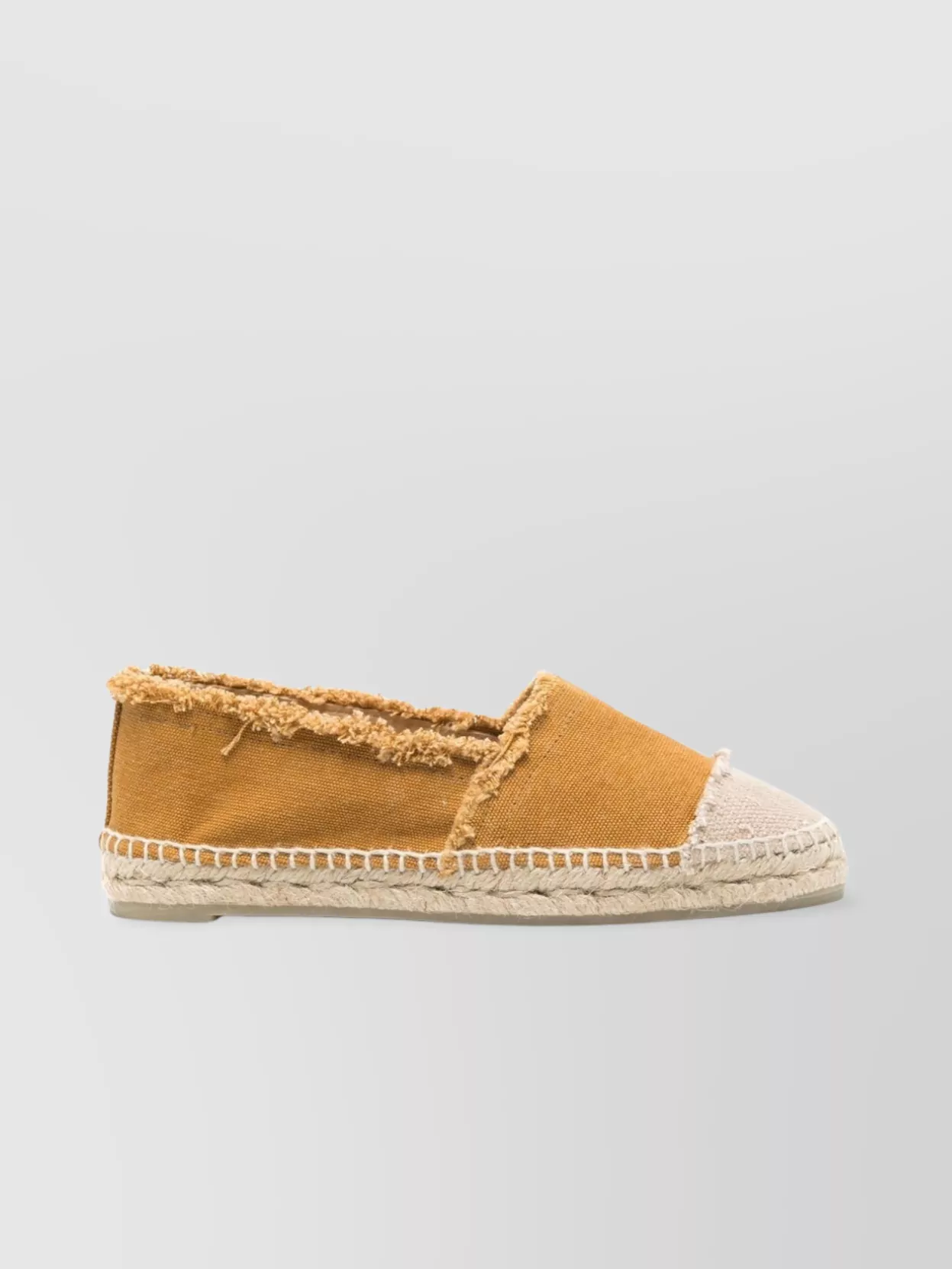 CASTAñER TWO-TONE CANVAS ESPADRILLES RAFFIA SOLE