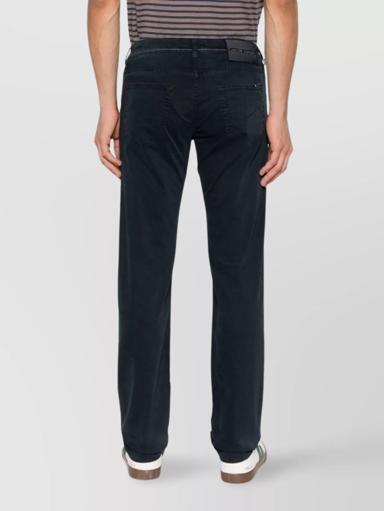 Jacob Cohen Straight Leg Denim Trousers Featuring Pockets