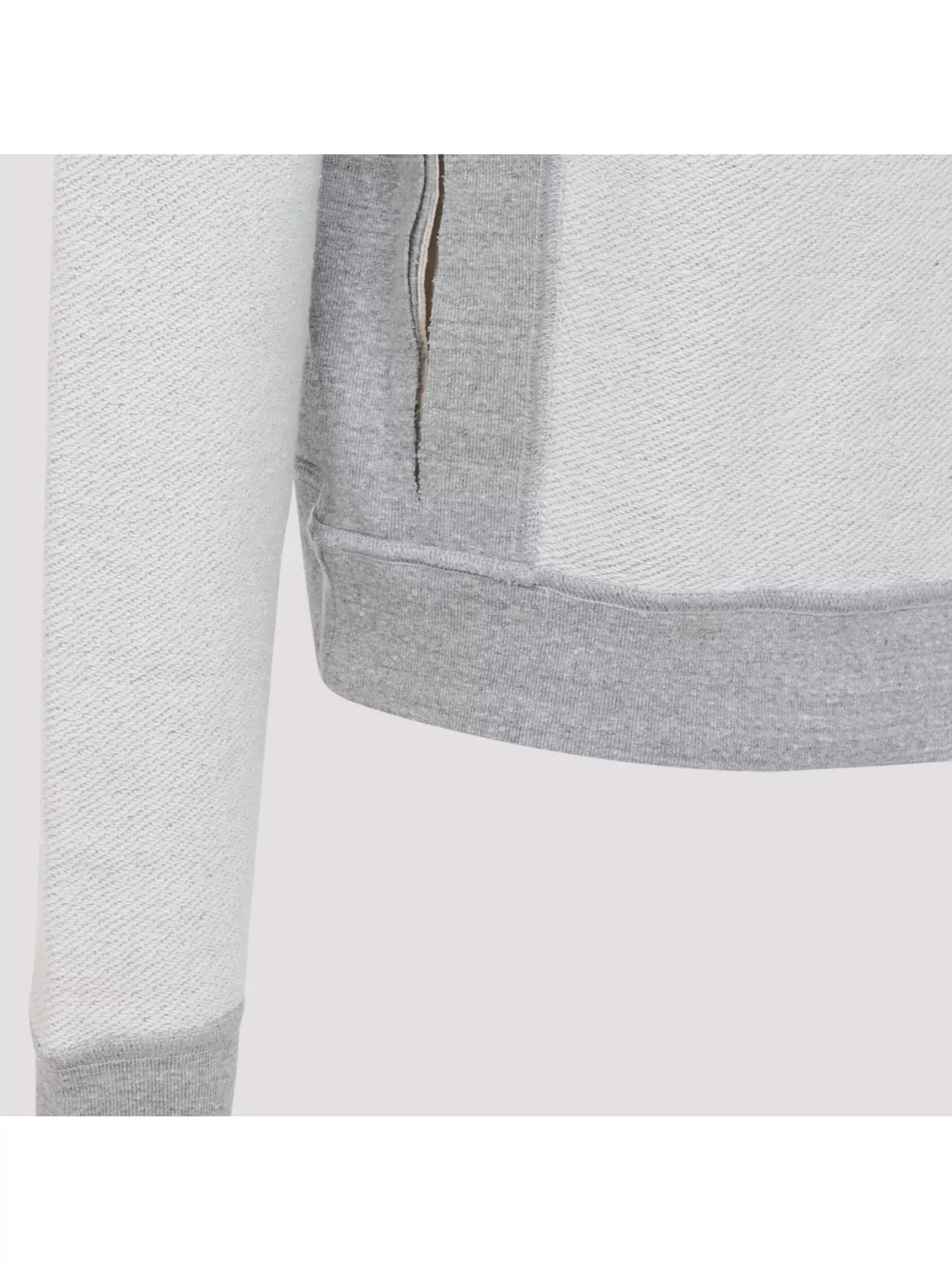 Maison Margiela Cotton Hoodie With Pointed Collar And Side Pockets