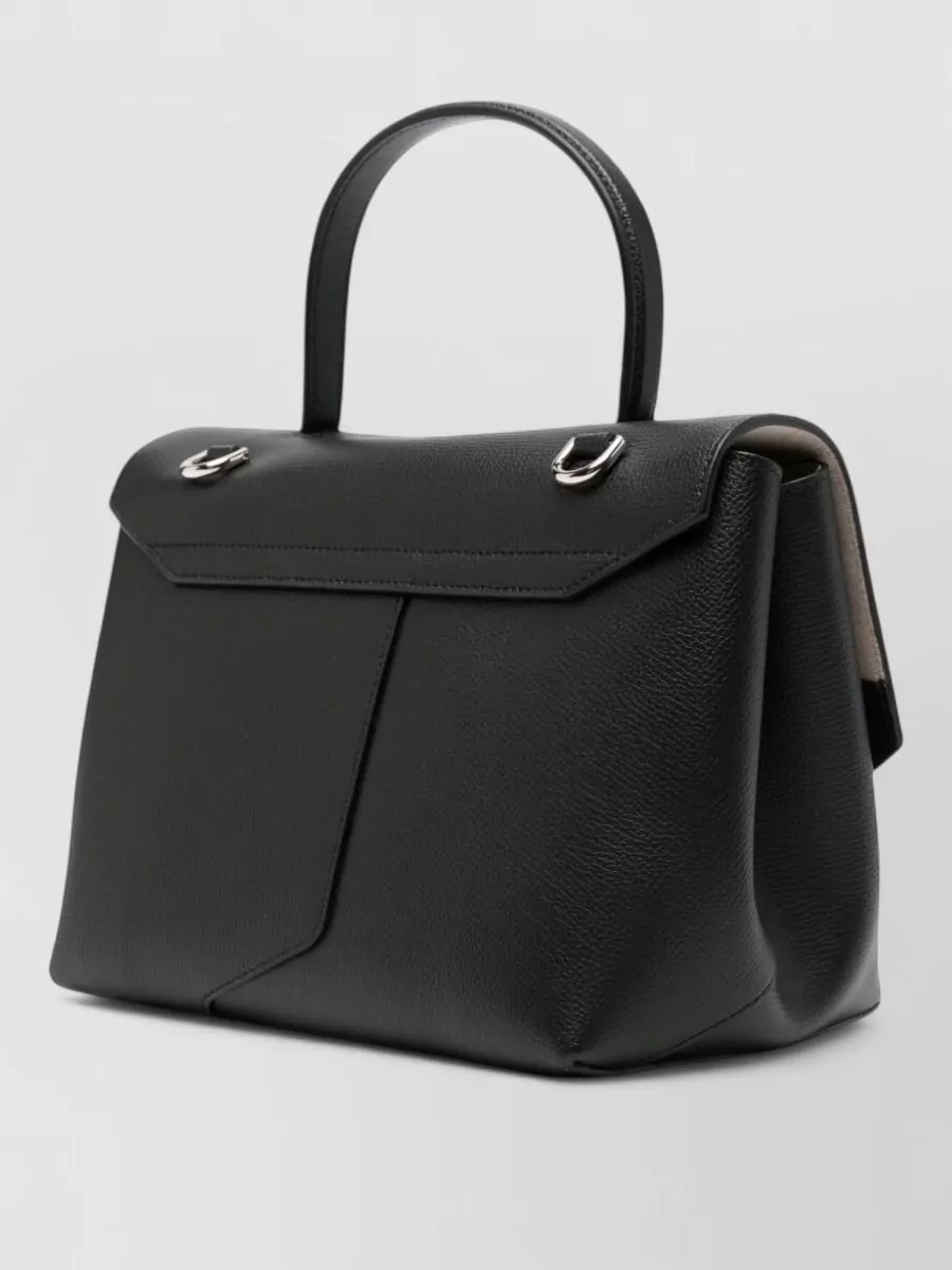 Emporio Armani Pebbled Leather Shoulder Bag