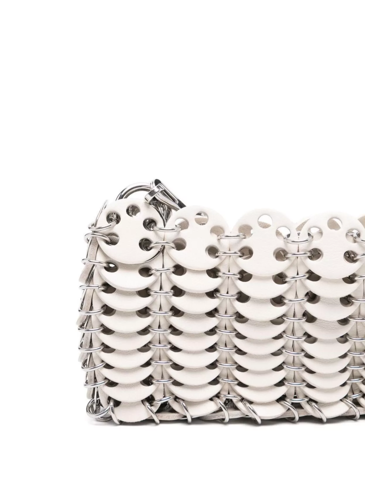 Paco Rabanne Chain Strap Perforated Shoulder Bag