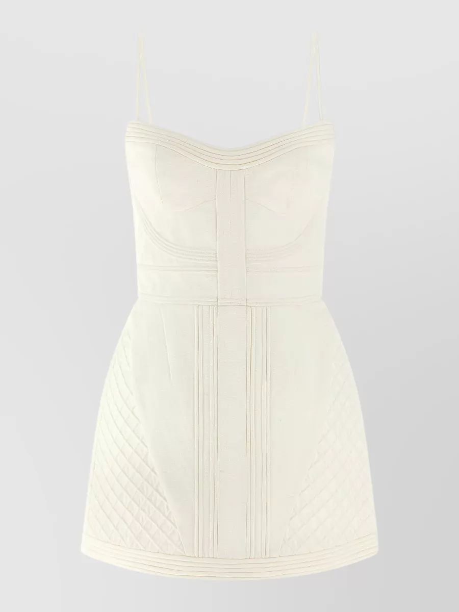 zimmermann pavilion tie neck mini dress Zimmermann PAVILION TIE NECK MINI DRESS - 1991DF243PNE