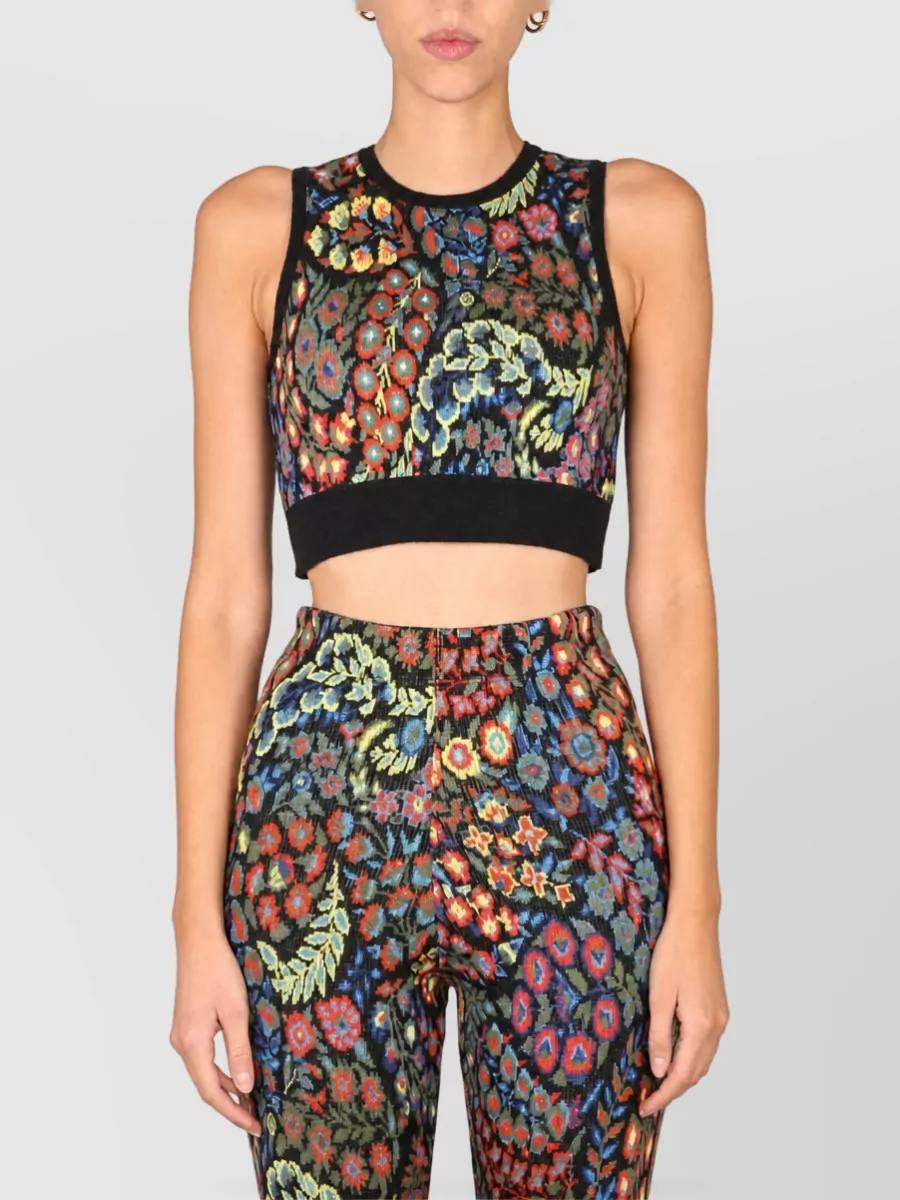 Etro Jacquard Wool-Blend Top