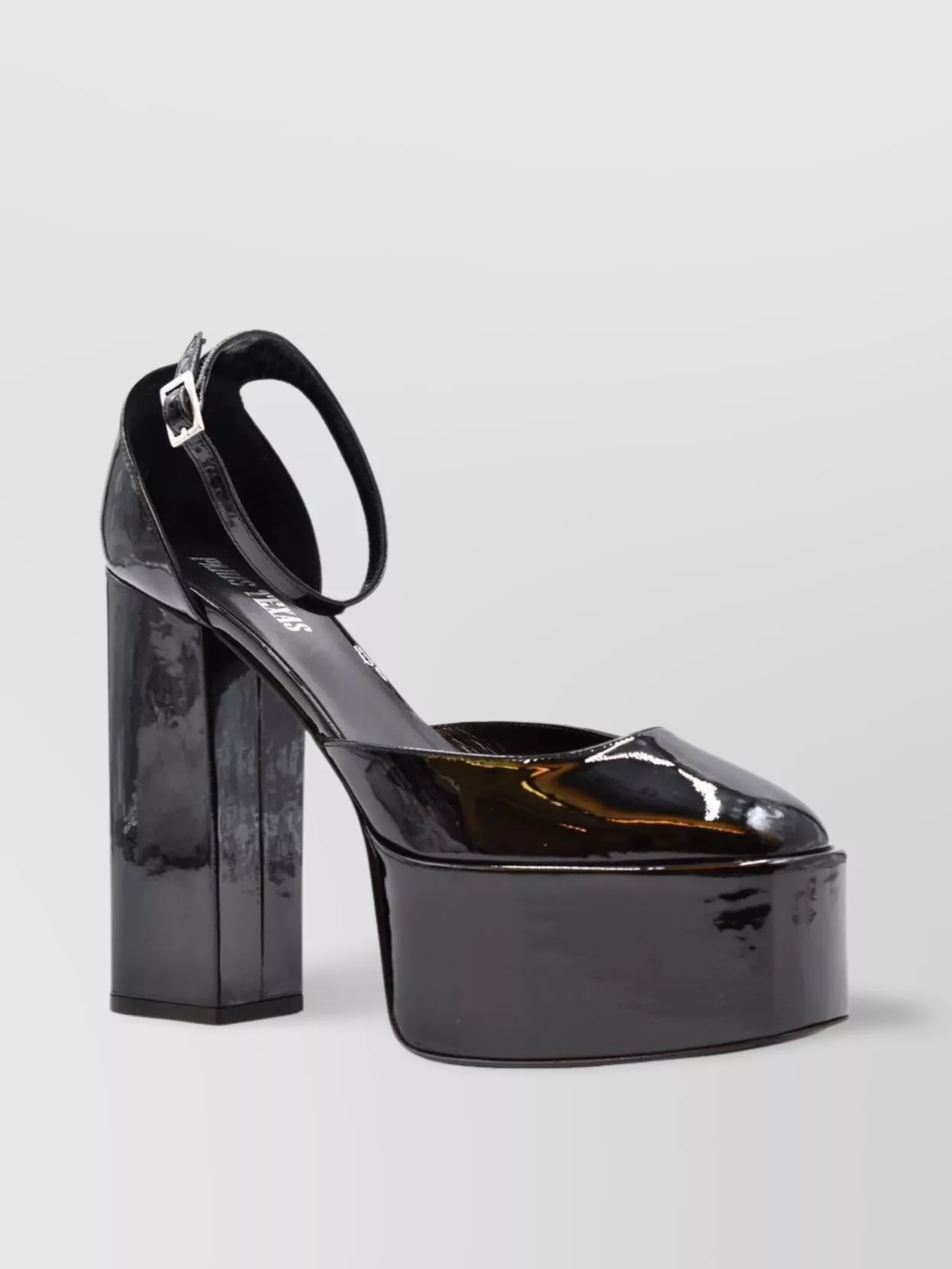 Paris Texas Platform Sandals Patent Finish Open Toe