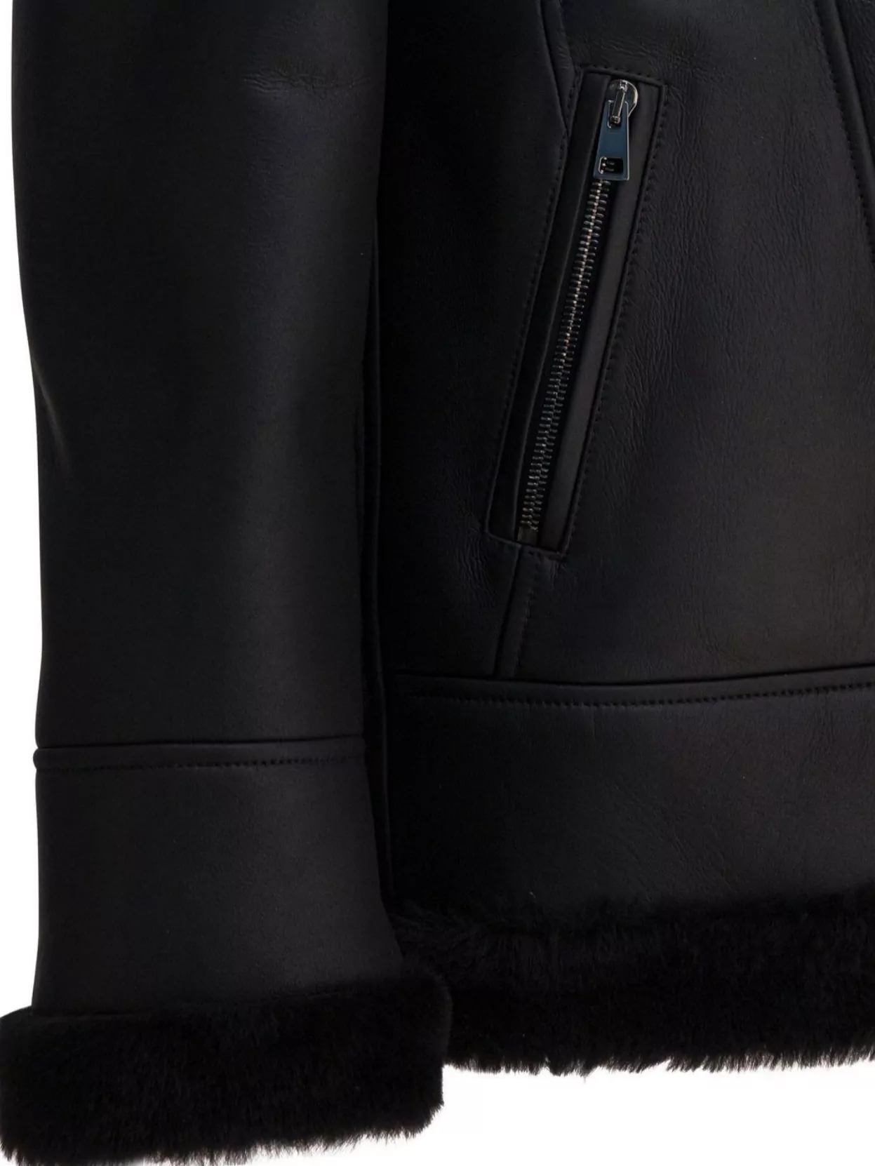 Blancha Jacket Featuring Faux Fur Collar And Cuffs