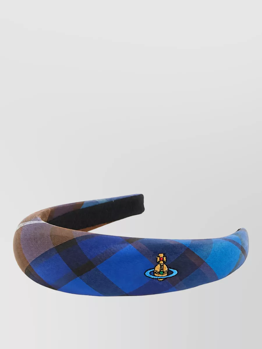 Vivienne Westwood Padded Tartan Headband