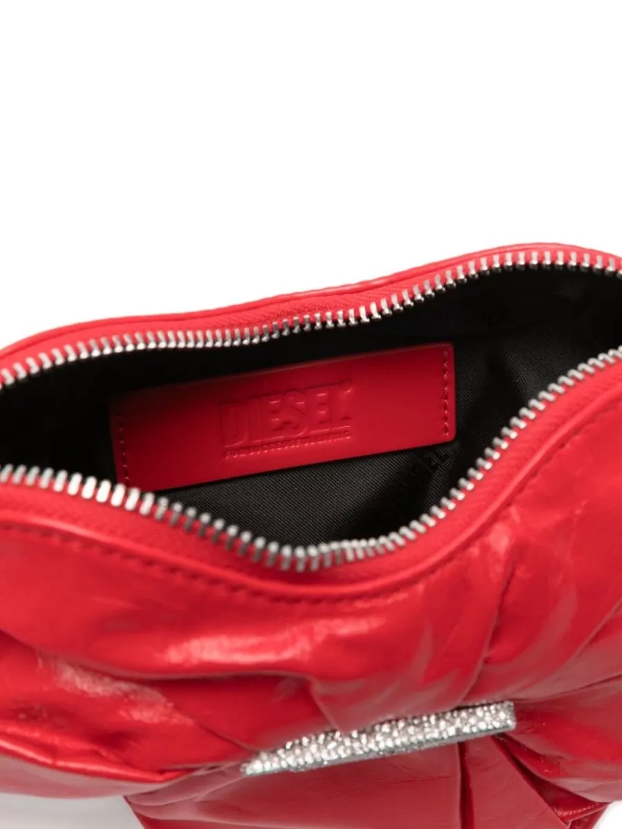 Diesel Scrunch-D Leather Shoulder Bag