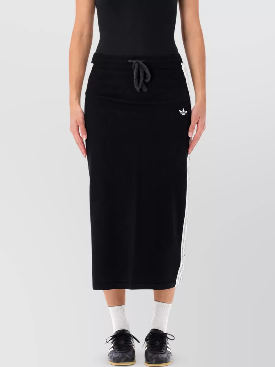 Adidas Originals fine-knit midi skirt