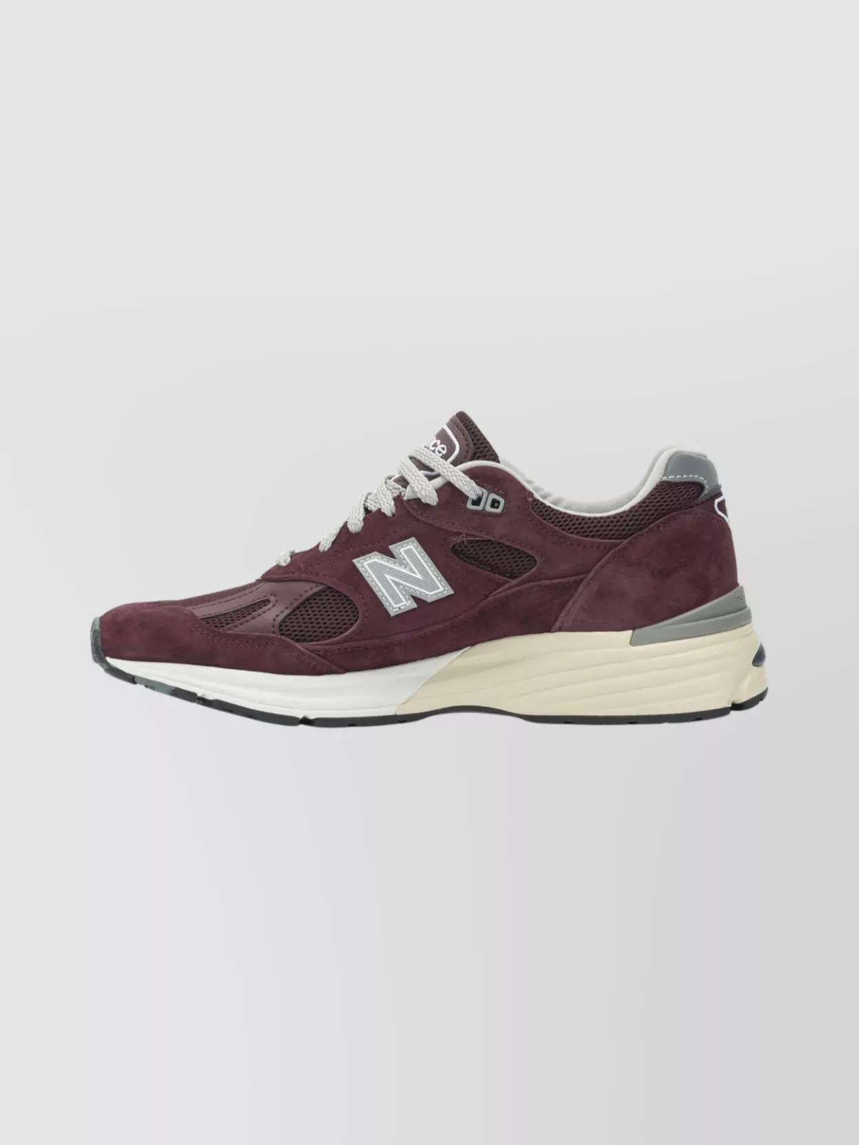 New Balance Suede And Mesh Sneakers With Rubber Sole