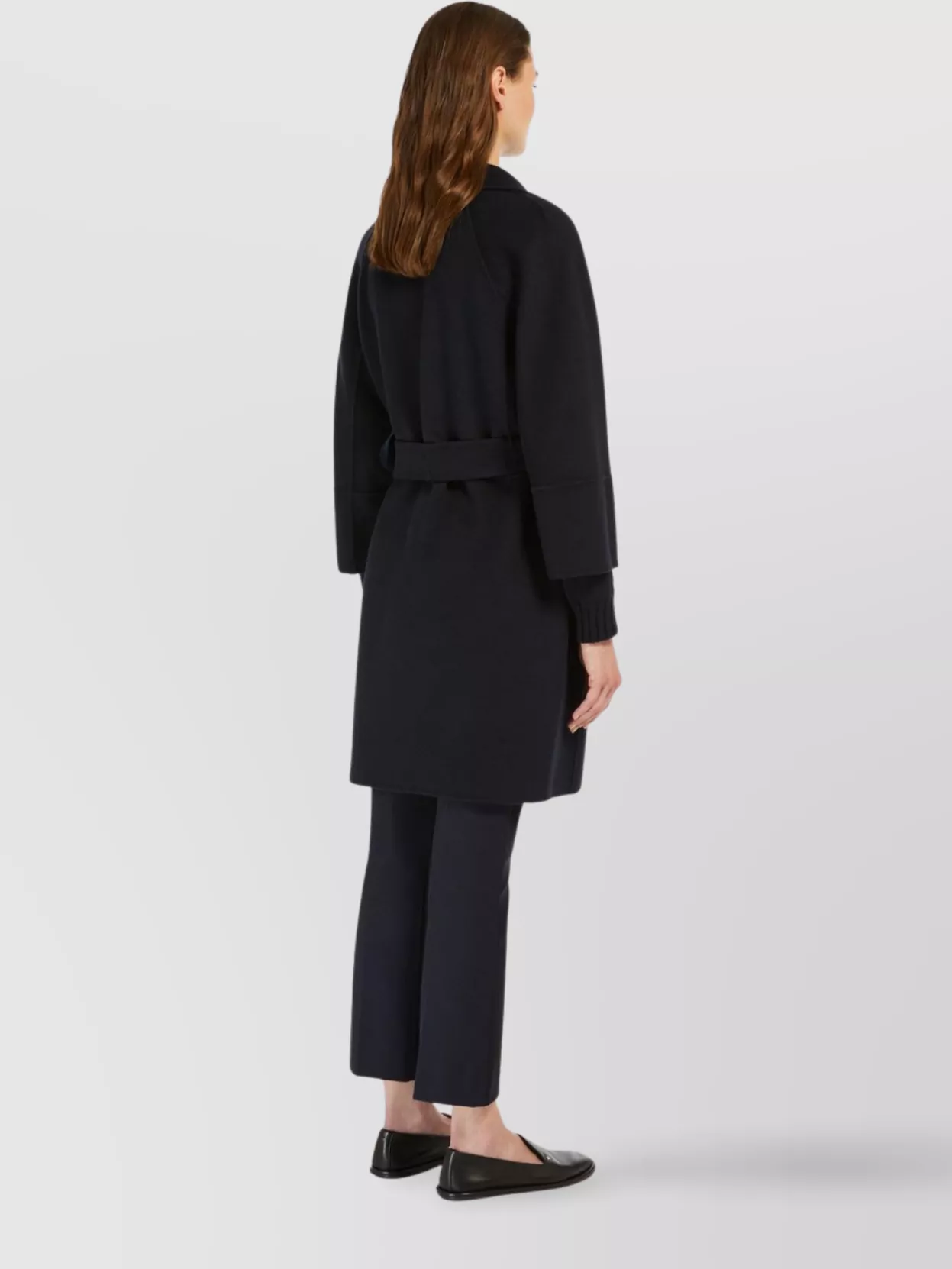S Max Mara Short Wool Coat Kimono Sleeves