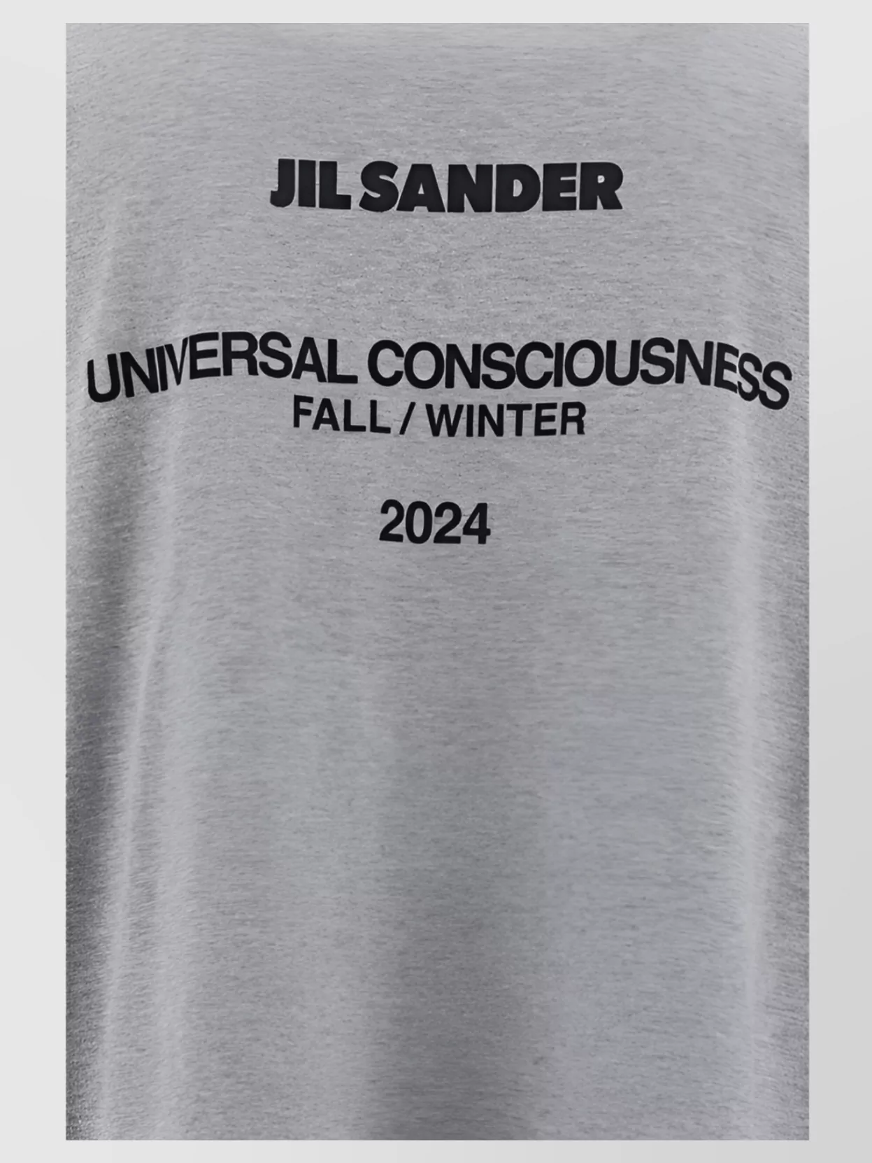 Jil Sander Oversize Short Sleeve T-shirt In Gray