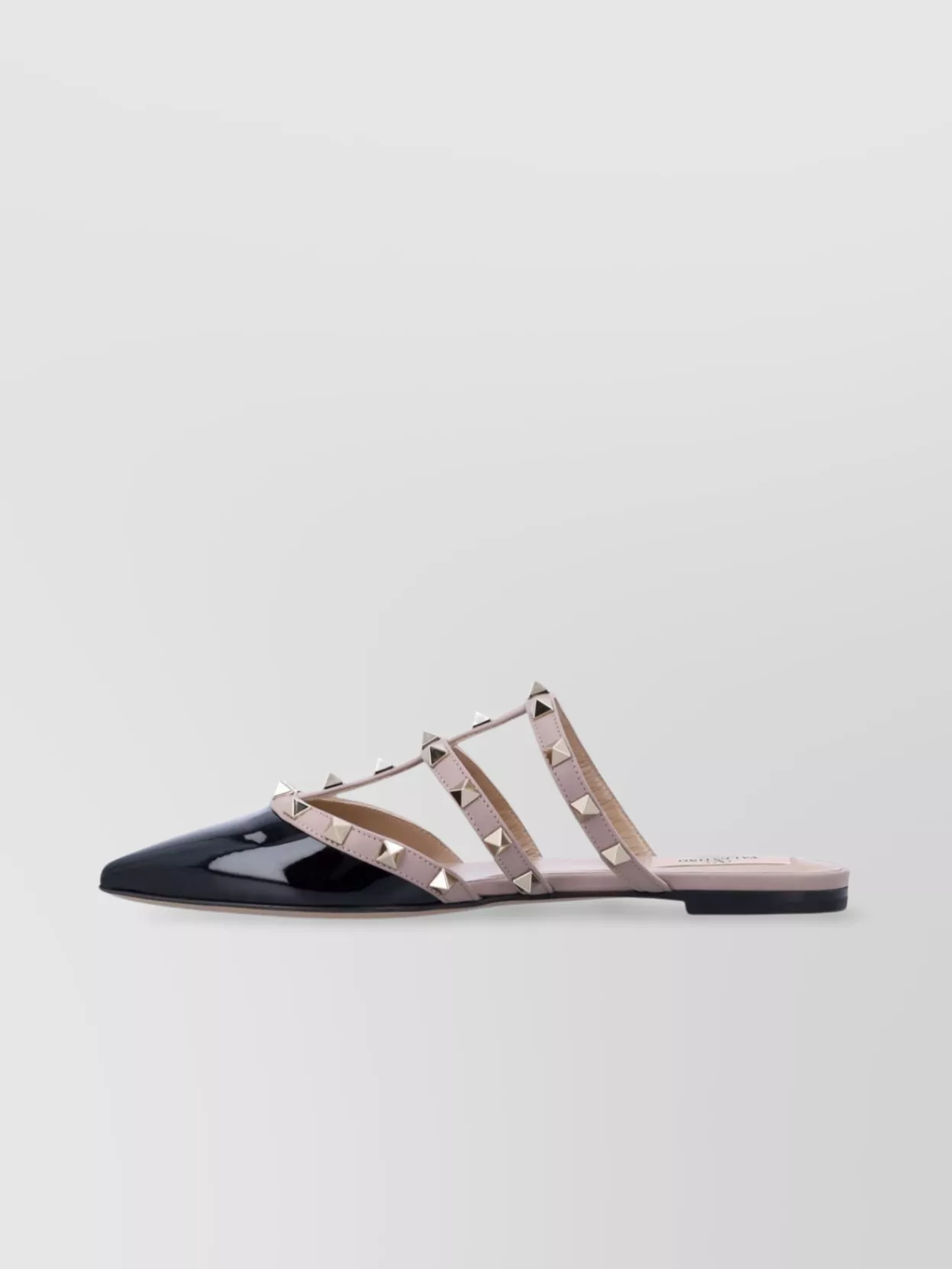 Valentino Garavani Rockstud Mule T. 05 Patent/Leather