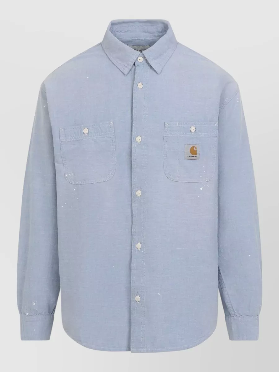 Carhartt Wip Chambray Loose-Fit Long-Sleeve Shirt