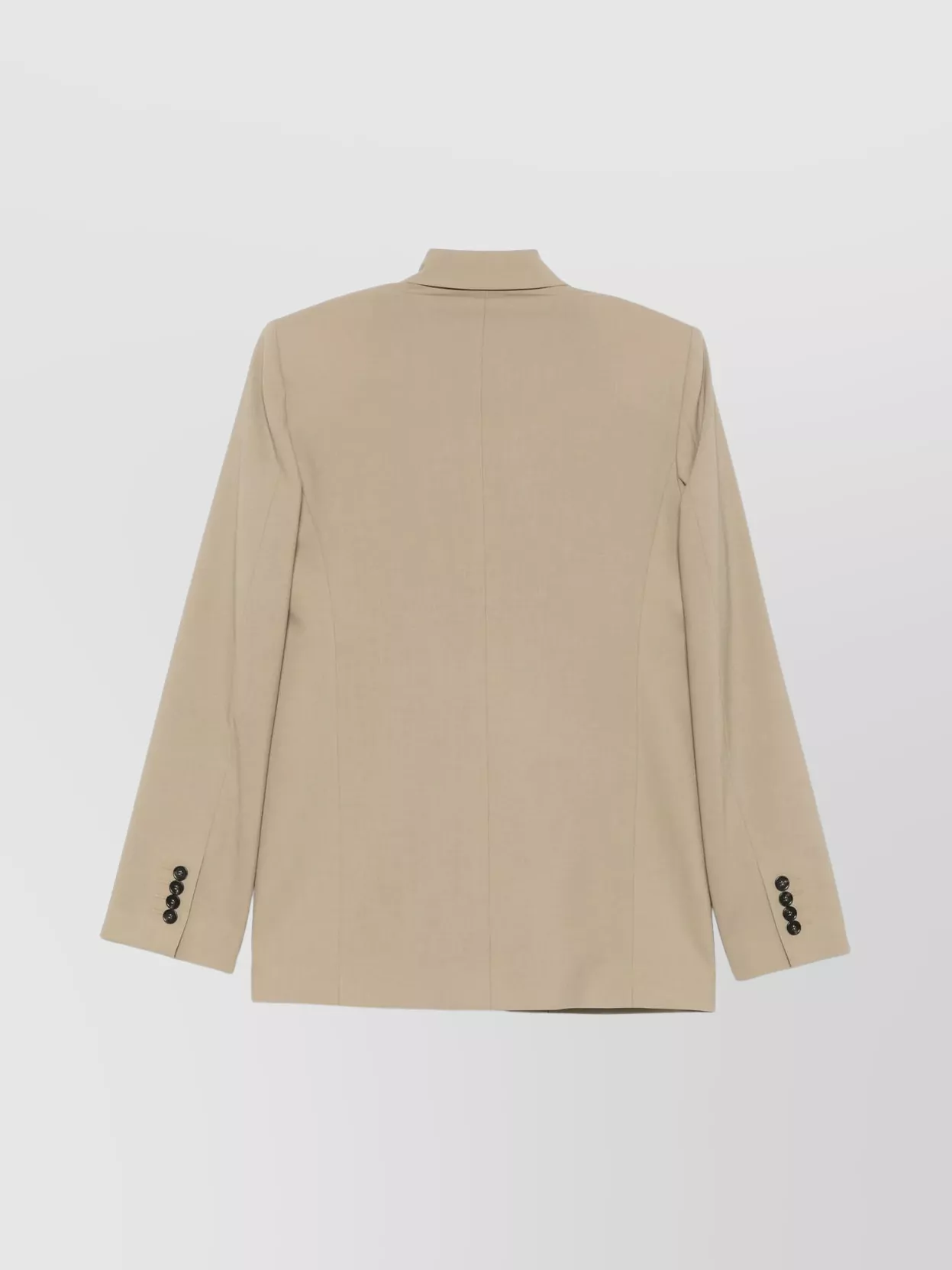 Msgm Tailored Suit Jacket Notch Lapel In Neutral