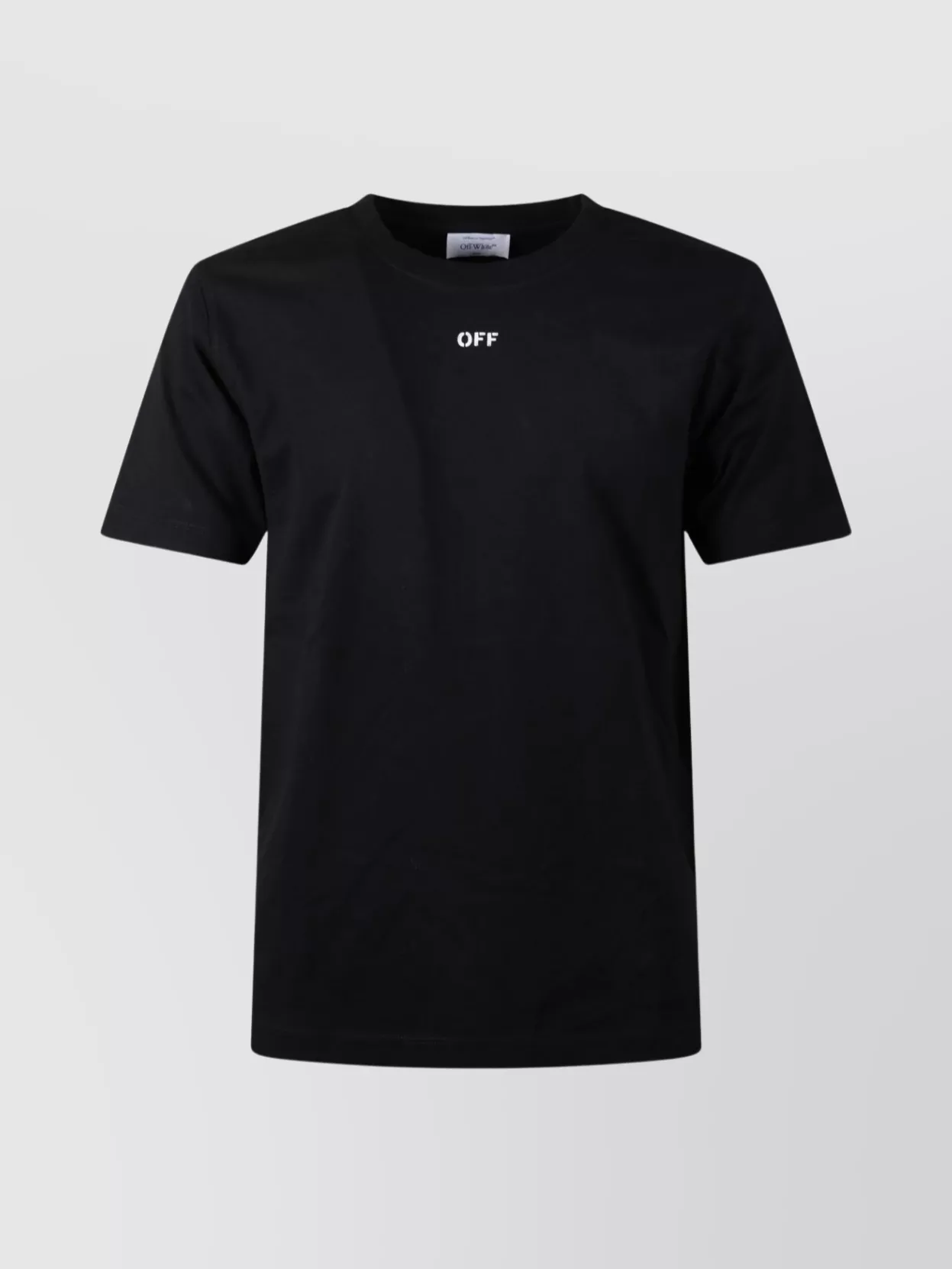 Off-White Graphic Print Crew Neck Short Sleeve T-Shirt