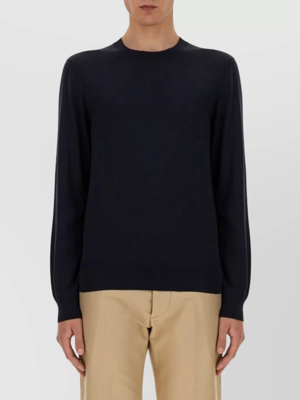 Tom Ford Crew Neck Wool Jersey Sweater