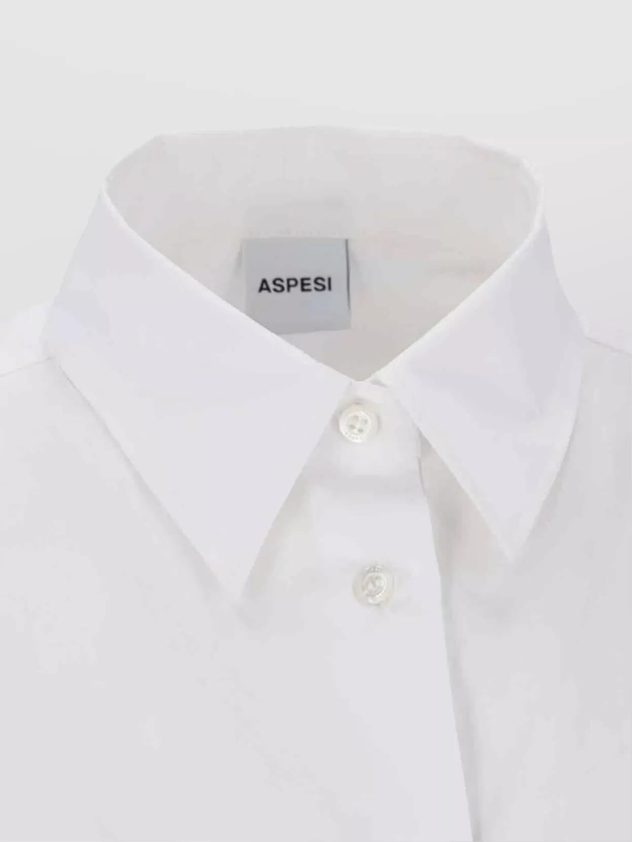 Aspesi Collared Neck Long Sleeve Cuffed Top