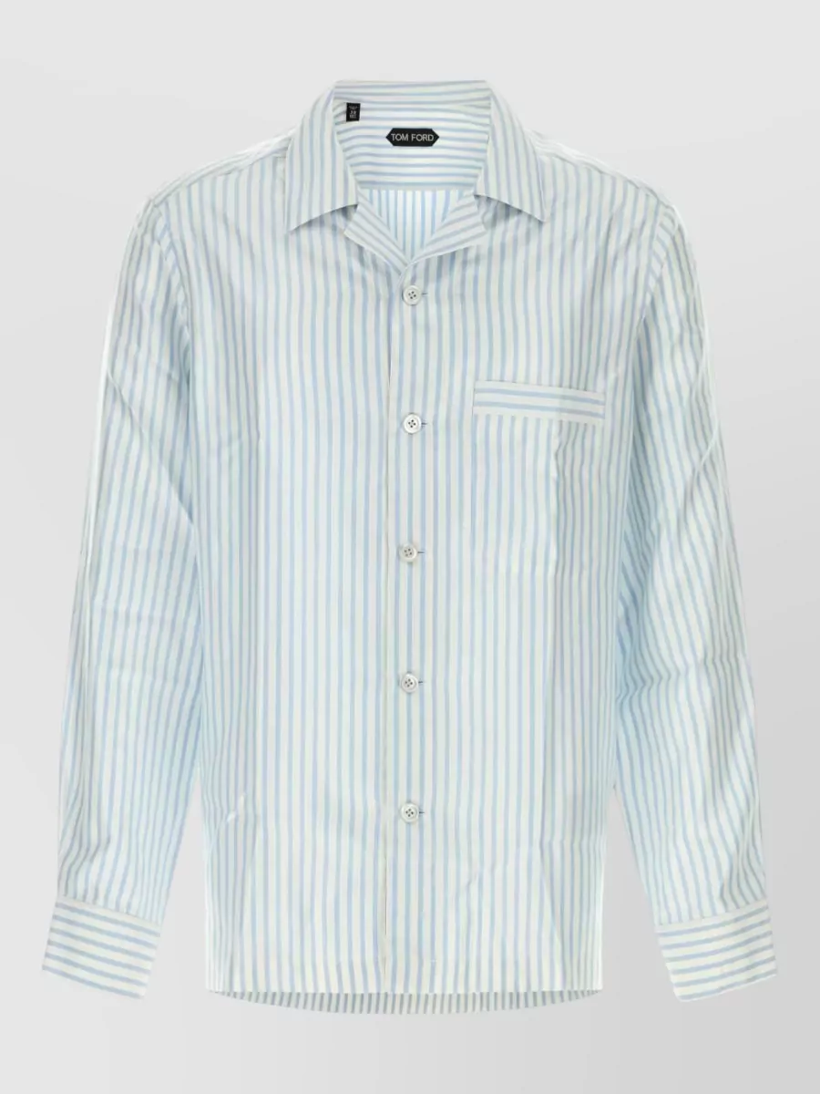 Tom Ford Silk Embroidered Shirt