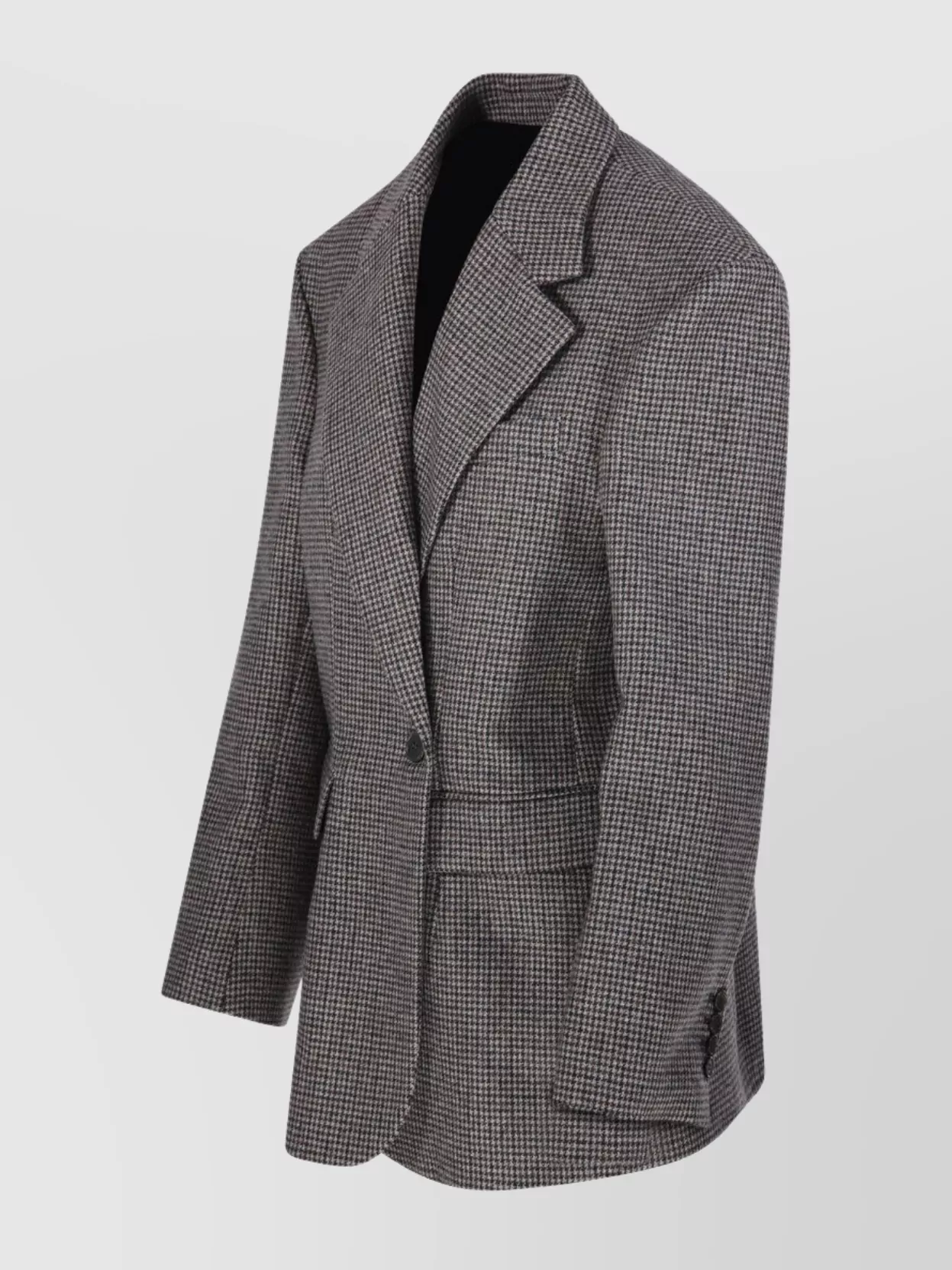 P.a.r.o.s.h Checked Pattern Front Pockets Long Sleeves In Metallic