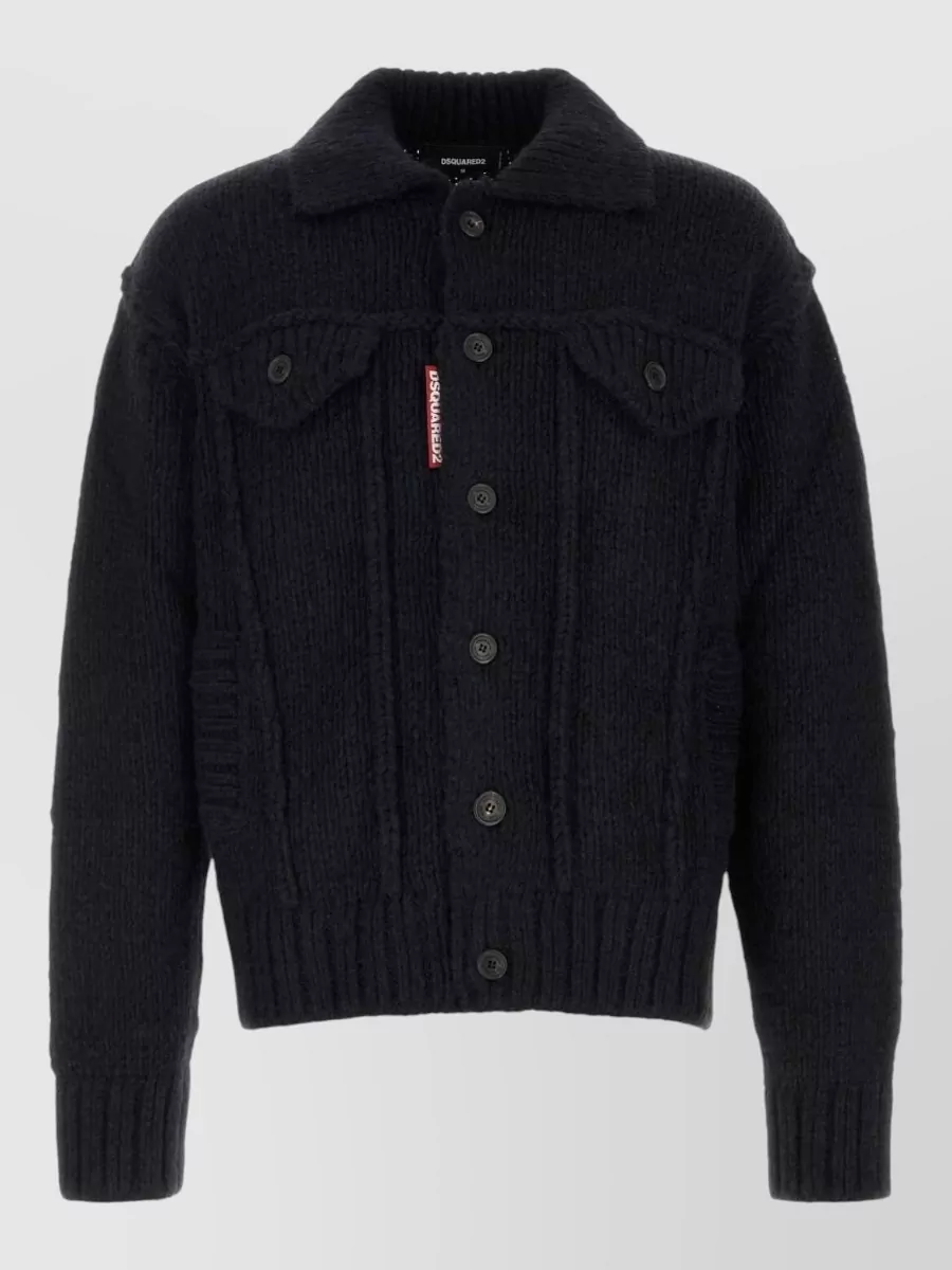 Dsquared2 mélange knit cardigan