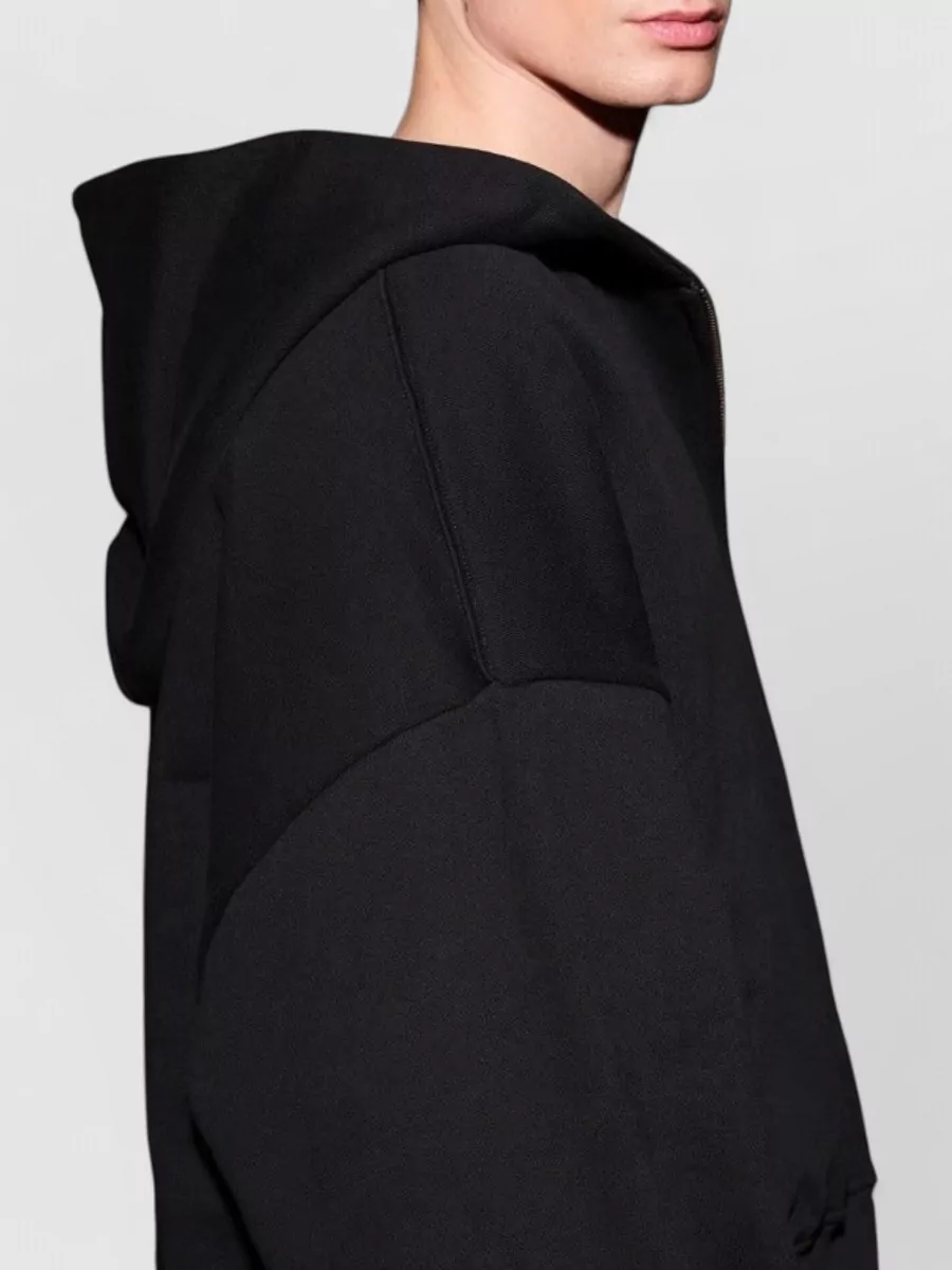 Entire Studios Ribbed Cotton Zip-Up Hoodie