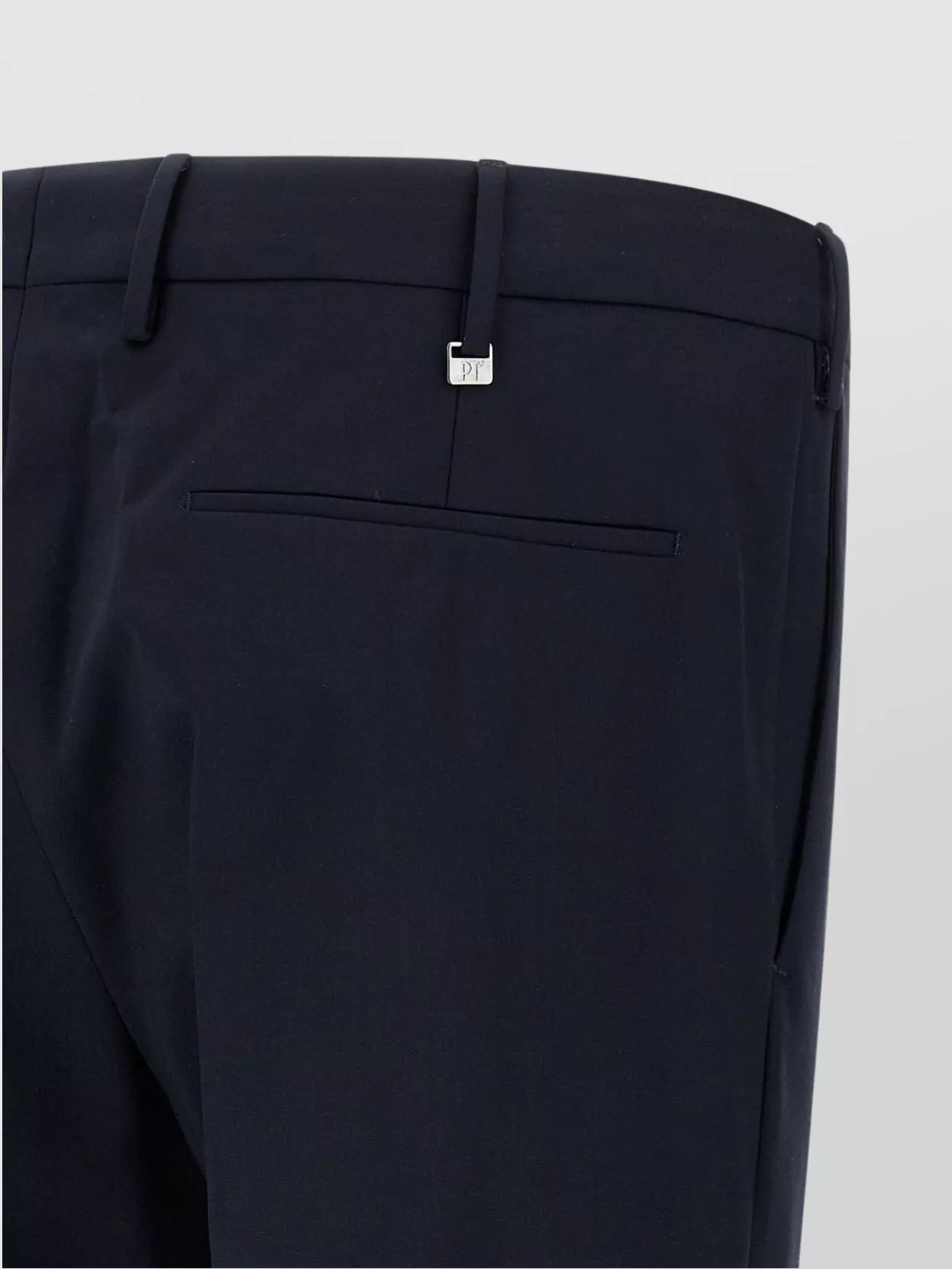 Pt Torino Creased 'Dieci' Pants With Belt Loops