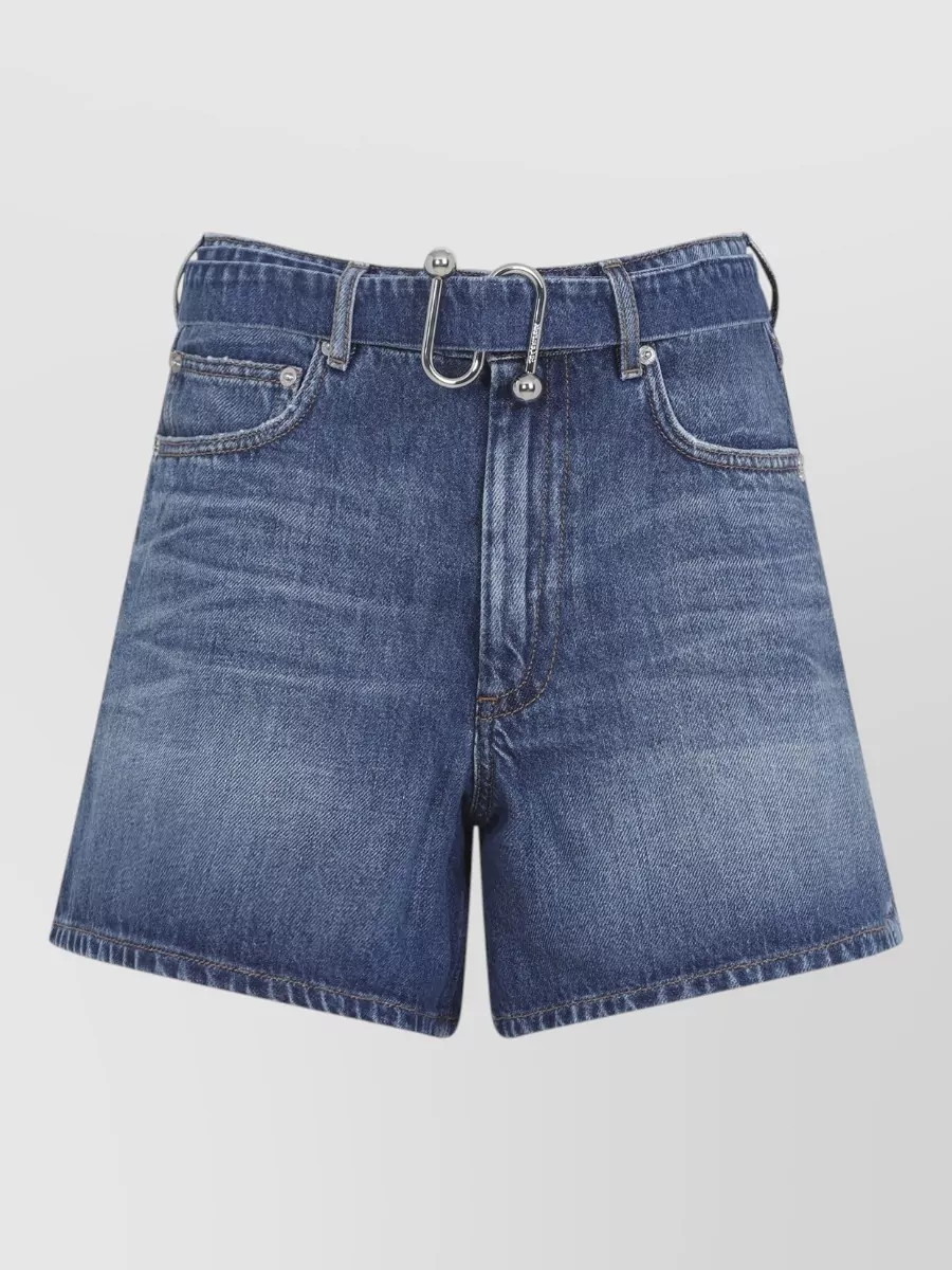 Sportmax denim knee-length shorts