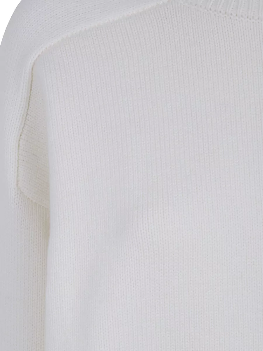 Loulou Studio Wool Cashmere Ribbed Crew Neck Sweater