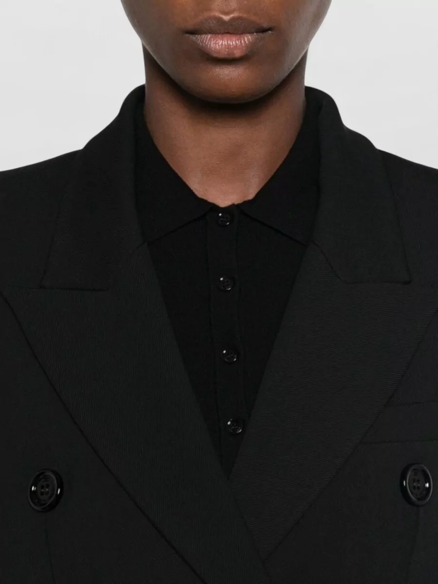 Elisabetta Franchi Double-Breasted Blazer Coat