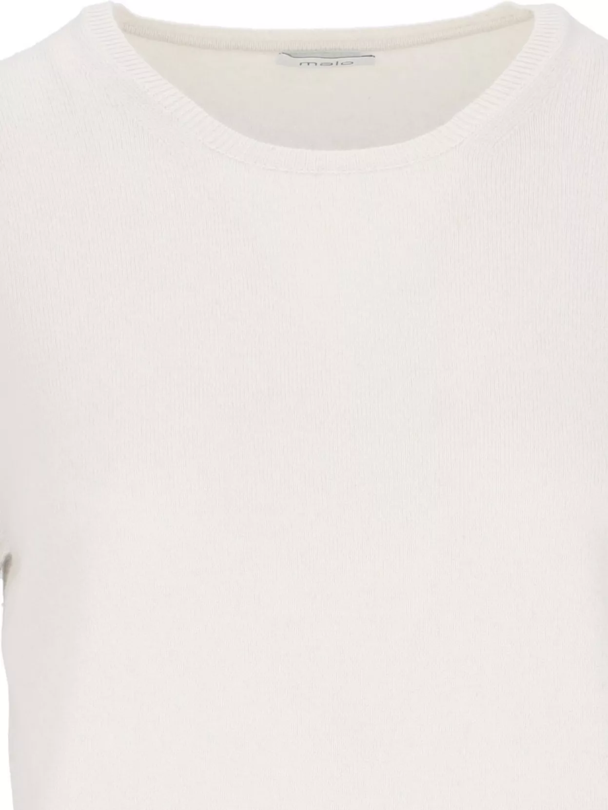 Malo Ribbed Crewneck Knitwear Short Sleeves