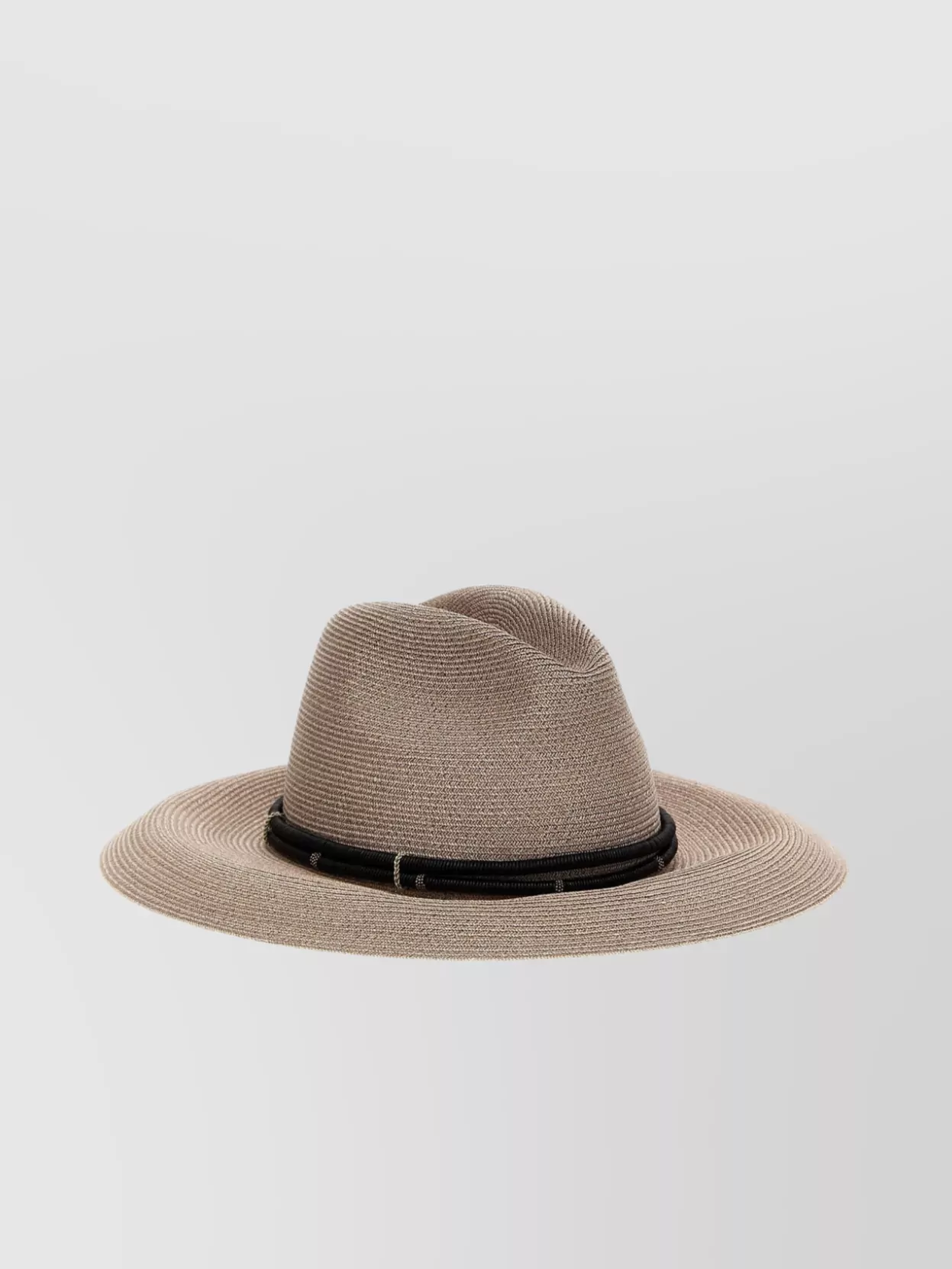 Brunello Cucinelli Interwoven-straw Fedora Hat