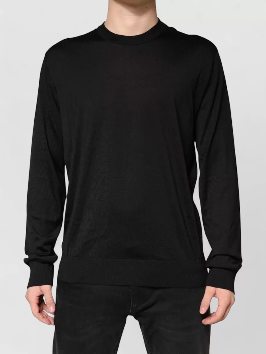 Dolce&Gabbana silk crew neck t-shirt