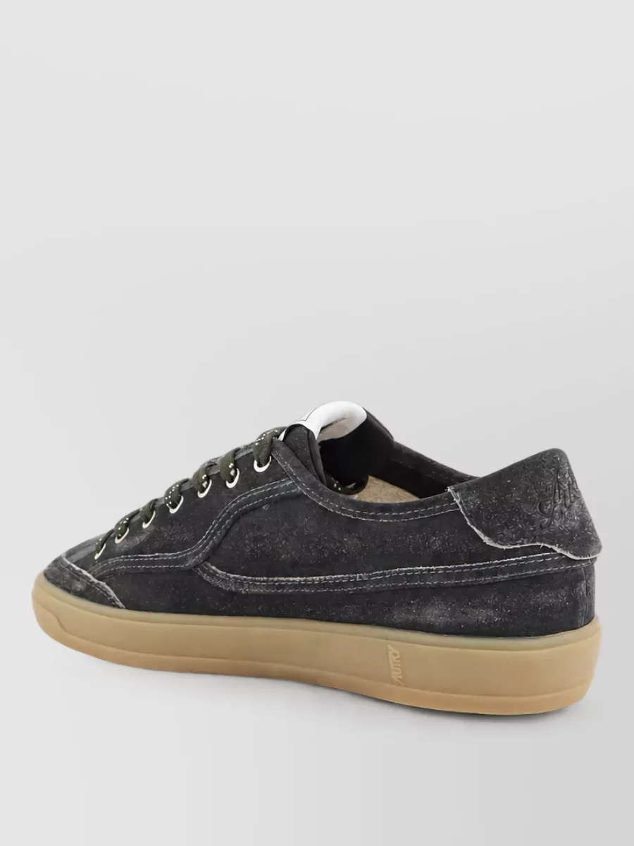 Autry Suede Logo-Detail Lace-Up Sneakers