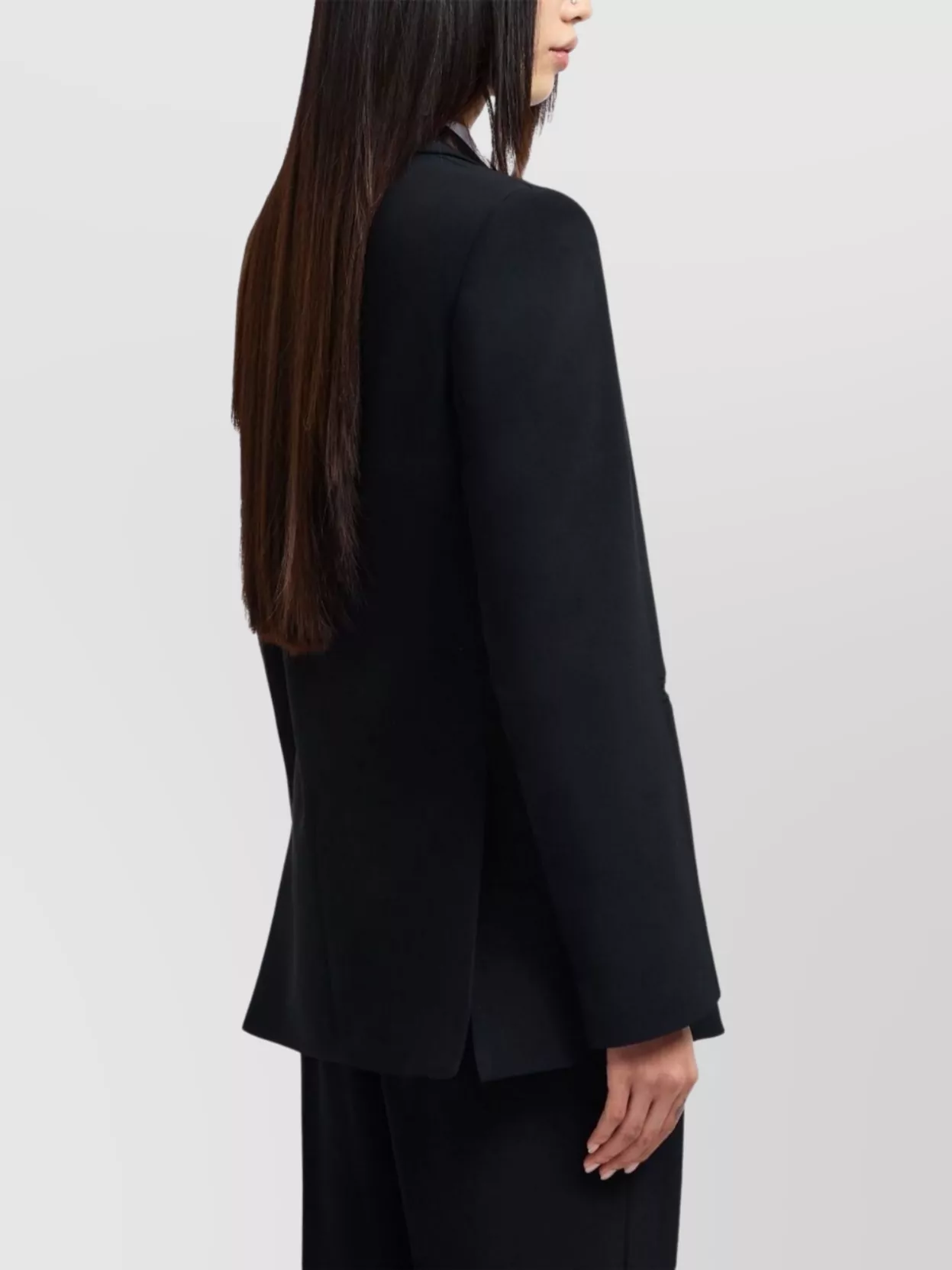Emporio Armani Tailored Single-Breasted Jacket With Notched Lapel